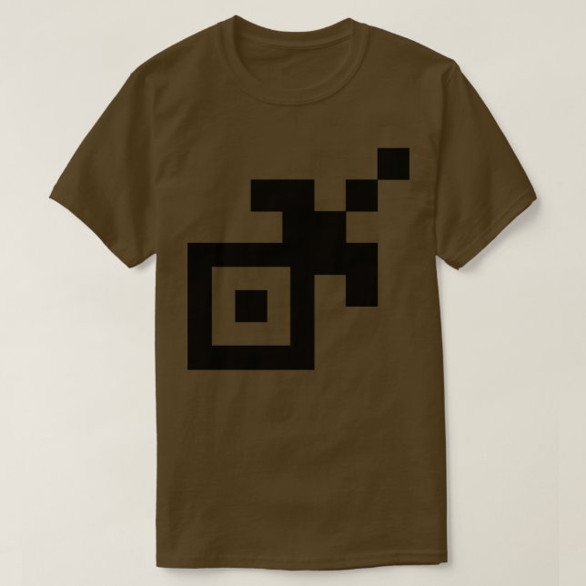 T-shirt Symbole numérique Gold (Design devant)