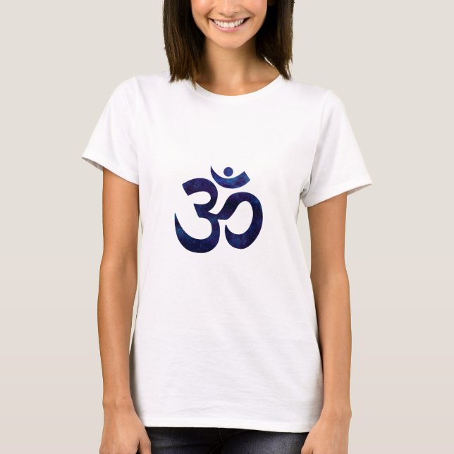 T-shirt SYMBOLE OM OHM SYMBOLE Yoga Méditation Zen (Devant)