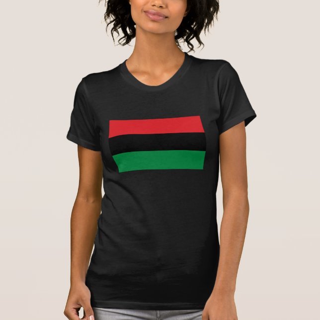 T-shirt Symbole panafricain du drapeau et de l'union (Devant)