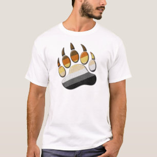 T-shirt Symbole Paw coloré de l'indicateur Gay Bear Pride