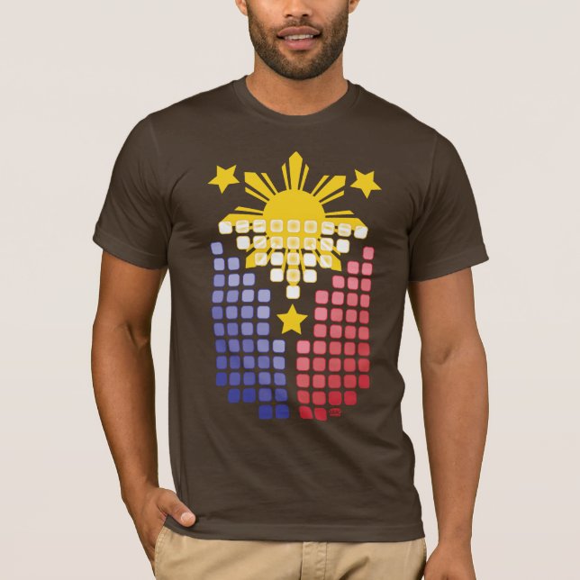 T-shirt Symbole philippin - Digital Pinoy (Devant)