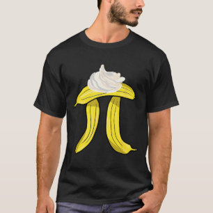 T-shirt Symbole Pi Crème Bynana - Math Nerd tarte Lover