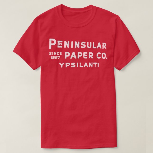 T-shirt SYMBOLE PINILIAL YPSILMichigan (Design devant)