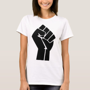 T-shirt Symbole Poing levé / Puissance noire