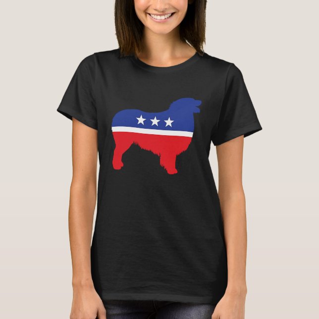 T-shirt Symbole politique australien Shepherd Dog élection (Devant)