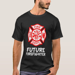 T-shirt Symbole pompier du service de pompiers Futur Firef