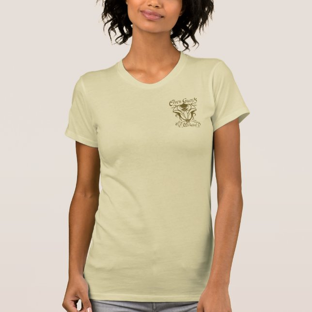 T-shirt Symbole quadrilatère des elfes Mirkwood (Devant)