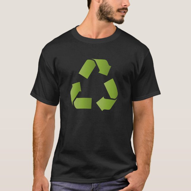 T-SHIRT SYMBOLE RECYCLE (Devant)