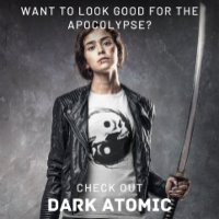 Symbole religieux Dark Yin Yang Vampire Crâne