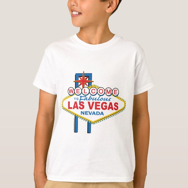 T-shirt SYMBOLE RÉtro DE Las Vegas (Devant)