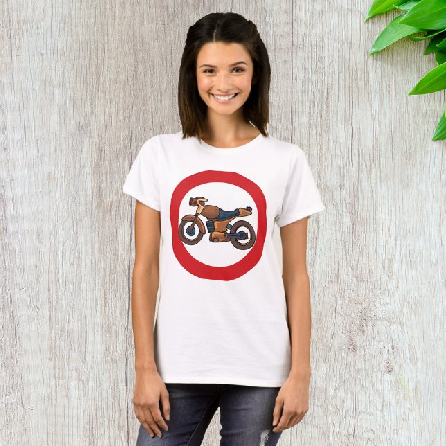 T-shirt Symbole routier de moto (Créateur téléchargé)
