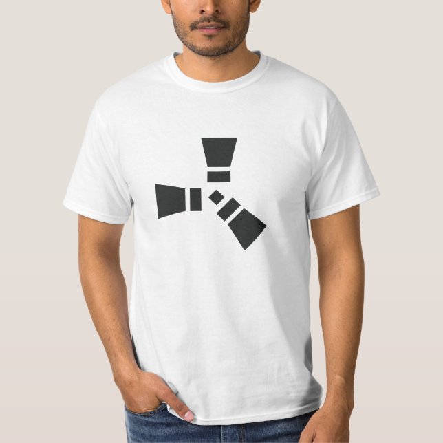 T-shirt Symbole RUST noir sur fond clair (Devant)
