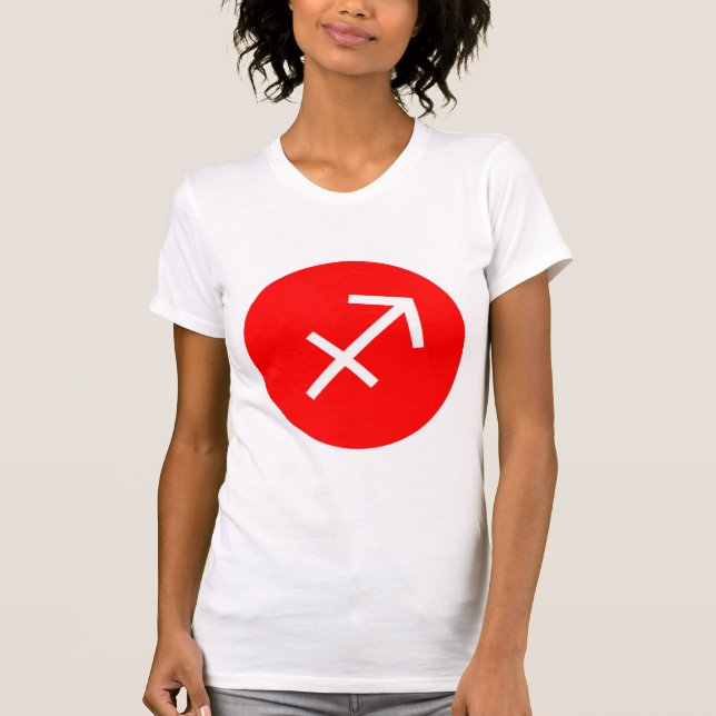 T-shirt Symbole Sagittaire - Customisé (Devant)