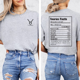 T-shirt SYMBOLE SIGNE TAURUS Zodiac Horoscope