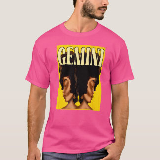 T-shirt SYMBOLE Soleil Zodiaque Gemini Astrologie Horoscop