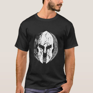 T-shirt Symbole spartiate du casque de gladiateur Mytholog