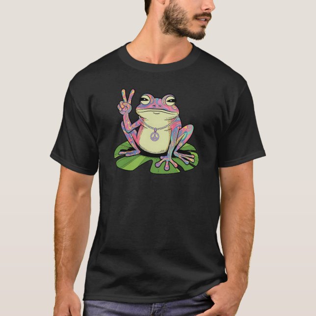 T-shirt Symbole super de la Grenouille, Funky Frog (Devant)