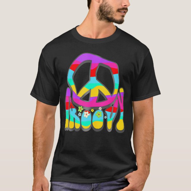 T-shirt SYMBOLE super Hippie 60S Les années 70 Peace 1970S (Devant)