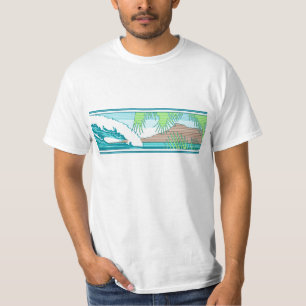 T-shirt SYMBOLE Surf hawaïen Ala Moana Diamond Head Tee