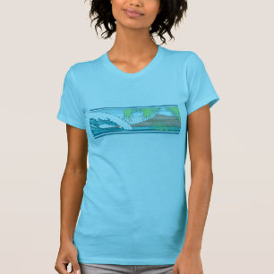 T-shirt SYMBOLE Surf hawaïen Ala Moana Diamond Head Tee