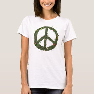 T-shirt SYMBOLE SYMBOLE PAIX Fleurs de marguerite en herbe