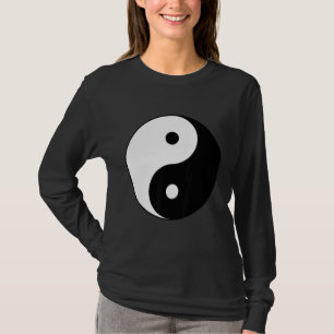 T-shirt Symbole Tai Chi Yin Yang Hippie équilibre de paix