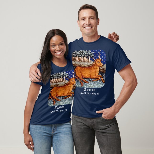 T-shirt Symbole Taurus Zodiac Bull fête d'anniversaire (Unisexe)