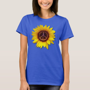 T-shirt Symbole Tournesol de la Paix intérieure signe Amou