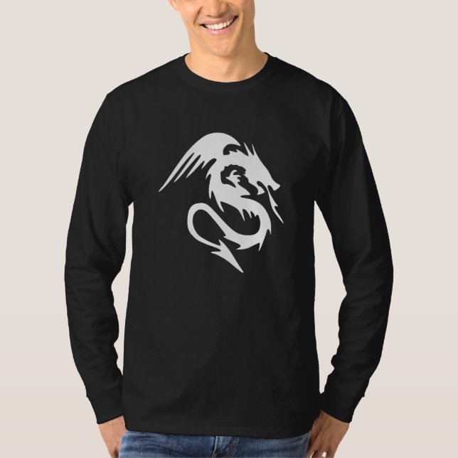 T-shirt Symbole traditionnel chinois de dragon de puissanc (Devant)