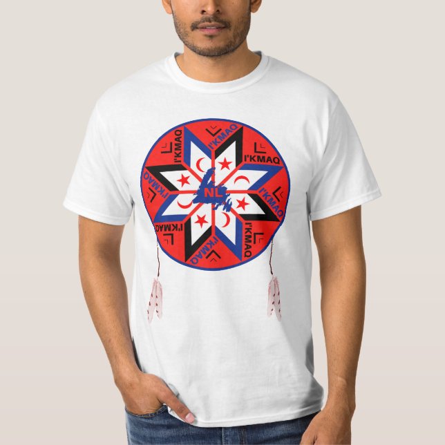 T-shirt Symbole tripartite de Mi'kmaq (Devant)