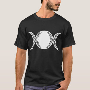 T-shirt Symbole triple de lune de déesse