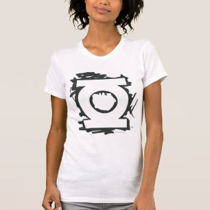 T-shirt Symbole vert de marqueur de lanterne
