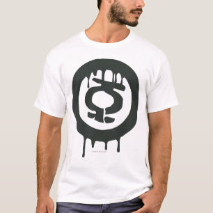 T-shirt Symbole vert de peinture de lanterne