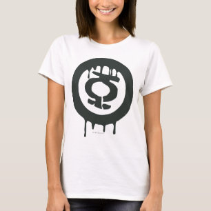T-shirt Symbole vert de peinture de lanterne
