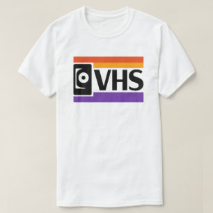 T-Shirt Symbole VHS Rétro Nostalgie 80s 90s