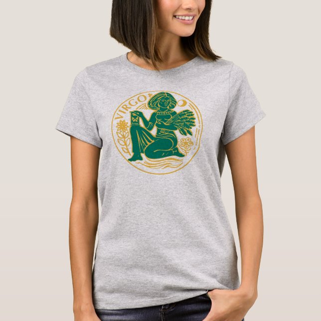T-shirt Symbole Virgo du Zodiaque (Devant)