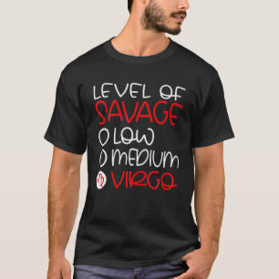T-shirt Symbole Virgo Zodiac Anniversaire Saveur Août Sept