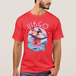 T-shirt Symbole Virgo Zodiac Horoscope Anniversaire Tarot 