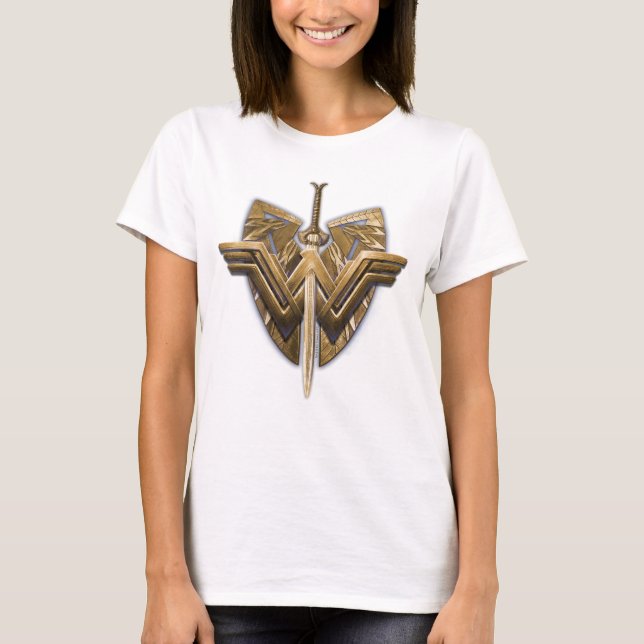 T-shirt Symbole Wonder Woman avec l'épée de la justice (Devant)