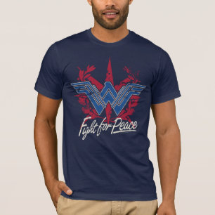 T-shirt Symbole Wonder Woman Combat For Peace