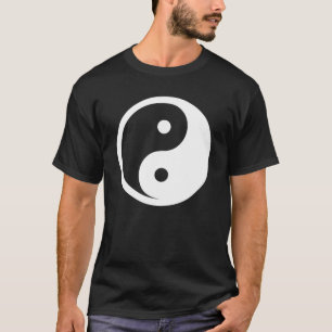 T-shirt Symbole Yin Yang - tatouage solide design 2