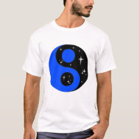 " Symbole Ying Yang Starry "