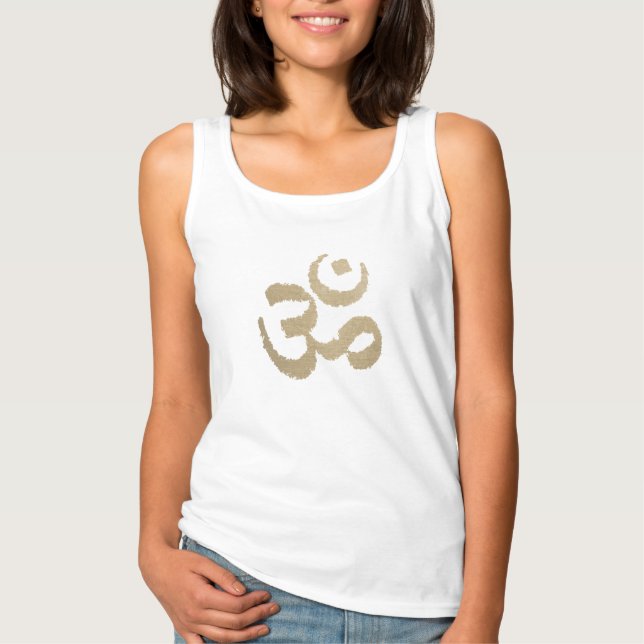 T-shirt SYMBOLE Yoga OR Om (Devant)