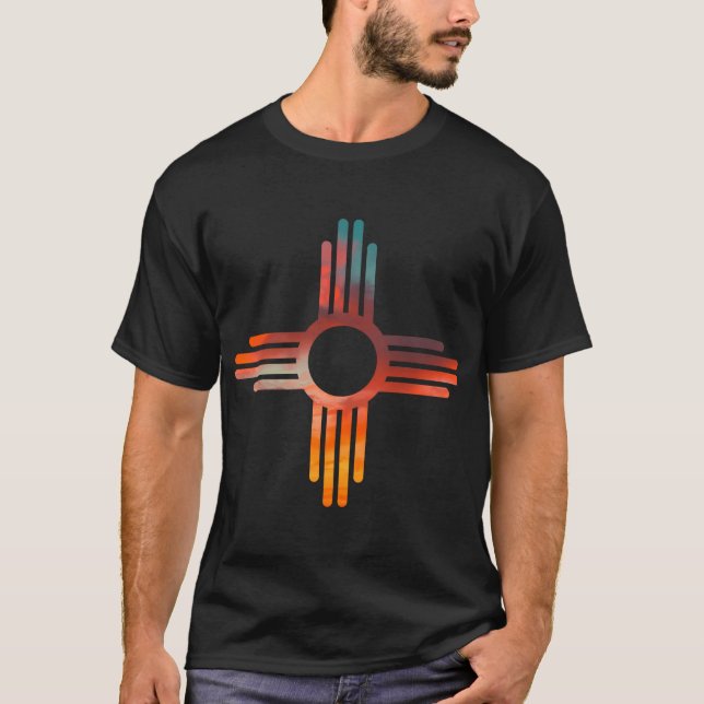 T-shirt Symbole Zia du Nouveau-Mexique Imprimer (Devant)