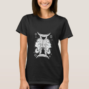 T-shirt Symbole Zodiac Gemini pour les femmes