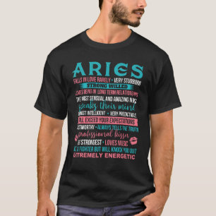 T-shirt SYMBOLE Zodiaque Aries Astrologie Horoscope Person