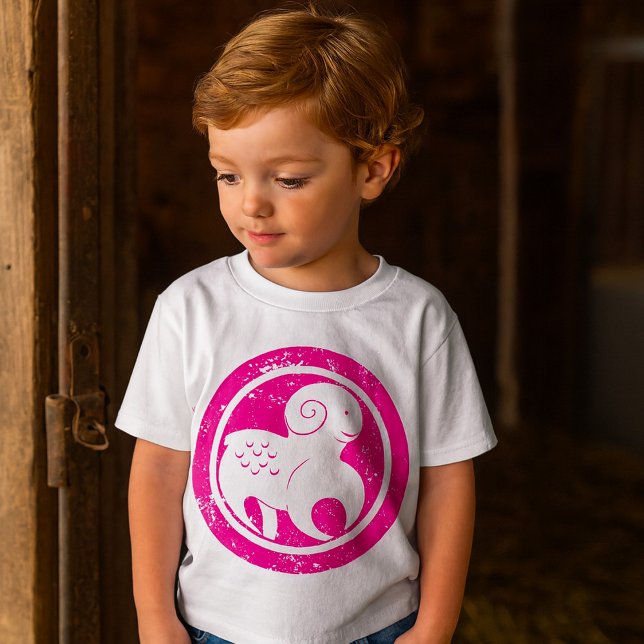 T-shirt SYMBOLE Zodiaque Aries Grunge Ram Rose Astrologie (Créateur téléchargé)