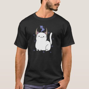T-shirt Symbole Zodiaque Capricorne Comme Horoscope Chat