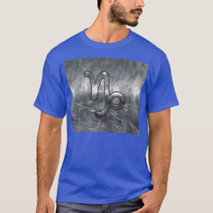 T-shirt SYMBOLE Zodiaque Capricorne Décor en acier désossé