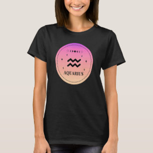 T-shirt Symbole zodiaque d'anniversaire de l'Aquarius
